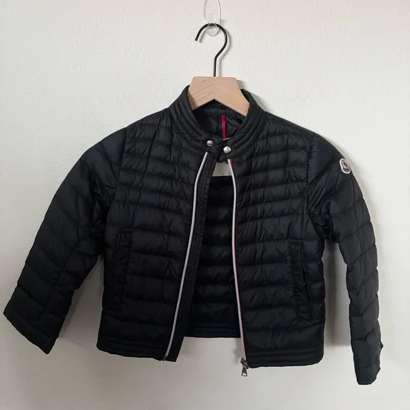 Moncler Kids Down Jacket Enfant Urzay Warm Puffer Coat Navy Boy Girl Size 6 - Picture 7 of 13